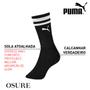 Imagem de Kit 3 Pares Meias Puma Cano Alto Masculina Algodão Meia Masculina Feminina Academia Sport Original