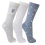 Imagem de Kit 3 Pares Meias Trifil Cano Longo Happy Socks-Modelo0912-Tamanho 34-39