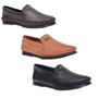 Imagem de KIT 3 PARES mocassim masculino casual de couro legitimo slip conforto 37 ao 44