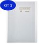 Imagem de Kit 3 Pasta Catálogo Ofício Yes 40 Envelopes Bd40S Clear Cristal