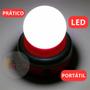 Imagem de Kit  3 Pçs Abajur Luminária De Led Com Imã A Pilha Multiuso Lanterna
