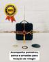 Imagem de Kit 3 Peças Completas Para Relógio De Parede Eixo Longo 22mm Ponteiro Dourado