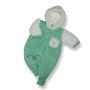 Imagem de Kit 3 Peças Macacão Bebe Plush Pele Caneiro Pelúcia Menina