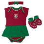 Imagem de Kit 3 Peças Torcida Baby Body Menina Fluminense - 033B