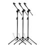 Imagem de Kit 3 Pedestal Tripe Suporte Para Microfone com fio