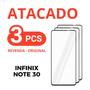 Imagem de Kit 3 Películas De Vidro 3D Compatível Para Infinix Note 30