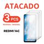 Imagem de Kit 3 Películas Vidro 3D Compatível Para Xiaomi Redmi 14C