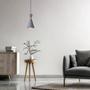 Imagem de Kit 3 Pendente Lustre Luminária Mini Pequim Cinza 24cm