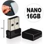 Imagem de Kit 3 Pendriver Nano Mini Multilaser 16GB USB 2.0 Original P/ Arquivos Videos Fotos 
