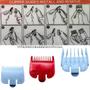 Imagem de Kit 3 Pentes Disfarce N 0.5 + N 1 + N 1.5 Profissional