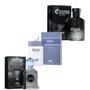 Imagem de Kit 3 Perfumes Importados Iscents Beau Conquer Excess 100ml