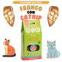 Imagem de Kit 3 Petisco Gourmet Gato 100% Natural Frango e Catnip 50g