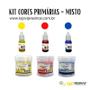 Imagem de Kit 3 Pigmentos Epóxi Cores Primárias Materiais Misto Resina