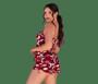 Imagem de Kit 3 Pijama Feminino Curto Baby Doll Suede Calor Estampado