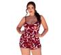 Imagem de Kit 3 Pijama Feminino Curto Baby Doll Suede Calor Estampado