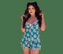 Imagem de Kit 3 Pijama Feminino Curto Baby Doll Suede Calor Estampado