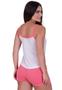 Imagem de Kit 3 Pijamas de Verão Short Curto Blusa de Alça de Calor Estampado -KIT 3 SUZI PRETO,CORAL,VERDE