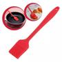 Imagem de Kit 3 Pincéis Culinário Silicone Utensílio 25Cm