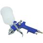 Imagem de Kit 3 Pistola Pintura Gravidade Profissional HVLP Bico 1,4mm Caneca 600ml Importway IWPPHVLP-1B Azul