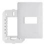 Imagem de KIt 3 Placa 4x2 1 Modulo Horizontal Habitat Branco 3633