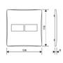 Imagem de Kit 3 Placa 4x4 Para 2 Modulo C/ Suporte Habitat Branco 3639