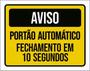 Imagem de Kit 3 Placa Portão Automático Fechamento 10 Segundos 36X46