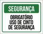 Imagem de Kit 3 Placa Segurança Obrigatório Cinto Segurança 36X46