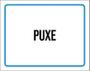 Imagem de Kit 3 Placas Ambiente Sinalização Setor Puxe