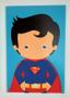 Imagem de Kit 3 Placas Batman, Superman e Homem-Aranha Laqueada 3D Mdf - 30 x20 cm