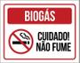 Imagem de Kit 3 Placas - Biogás Cuidado Não Fume