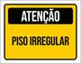 Imagem de Kit 3 Placas De Atenção Cuidado Piso Irregular 36X46