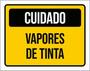 Imagem de Kit 3 Placas De Cuidado Vapores De Tinta 36X46