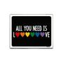 Imagem de Kit 3 Placas Decorativa - All You Need Is Love Diversidade