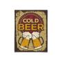 Imagem de Kit 3 Placas Decorativa - Cold Beer Cerveja Modelo 2 Pints