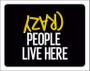 Imagem de Kit 3 Placas Decorativa Cry People Live Here