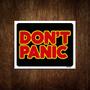 Imagem de Kit 3 Placas Decorativa - Don't Panic