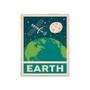 Imagem de Kit 3 Placas Decorativa Espaço - Planeta Terra Earth