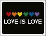 Imagem de Kit 3 Placas Decorativa - Love Is Love Diversidade