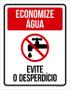 Imagem de Kit 3 Placas Economize Água Evite Desperdício - Placa Sinali