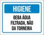 Imagem de Kit 3 Placas Higiene Beba Água Filtrada Não Da Torneira