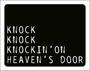 Imagem de Kit 3 Placas Knock Knockin On Heaven Door 36X46