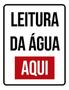 Imagem de Kit 3 Placas Leitura Da Água Aqui