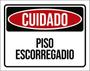 Imagem de Kit 3 Placas Perigo Piso Escorregadio 36X46