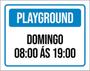 Imagem de Kit 3 Placas Playground Domingo