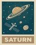 Imagem de Kit 3 Placas Saturn Planeta 36X46