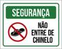 Imagem de Kit 3 Placas Segurança Não Entre De Chinelo Verde 36X46