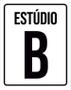 Imagem de Kit 3 Placas Sinalização - Estúdio B