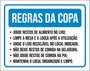 Imagem de Kit 3 Placas Sinalização - Regras Da Copa ul