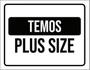 Imagem de Kit 3 Placas Temos Plus Size