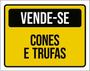 Imagem de Kit 3 Placas Vende-Se Cones E Trufas 36X46